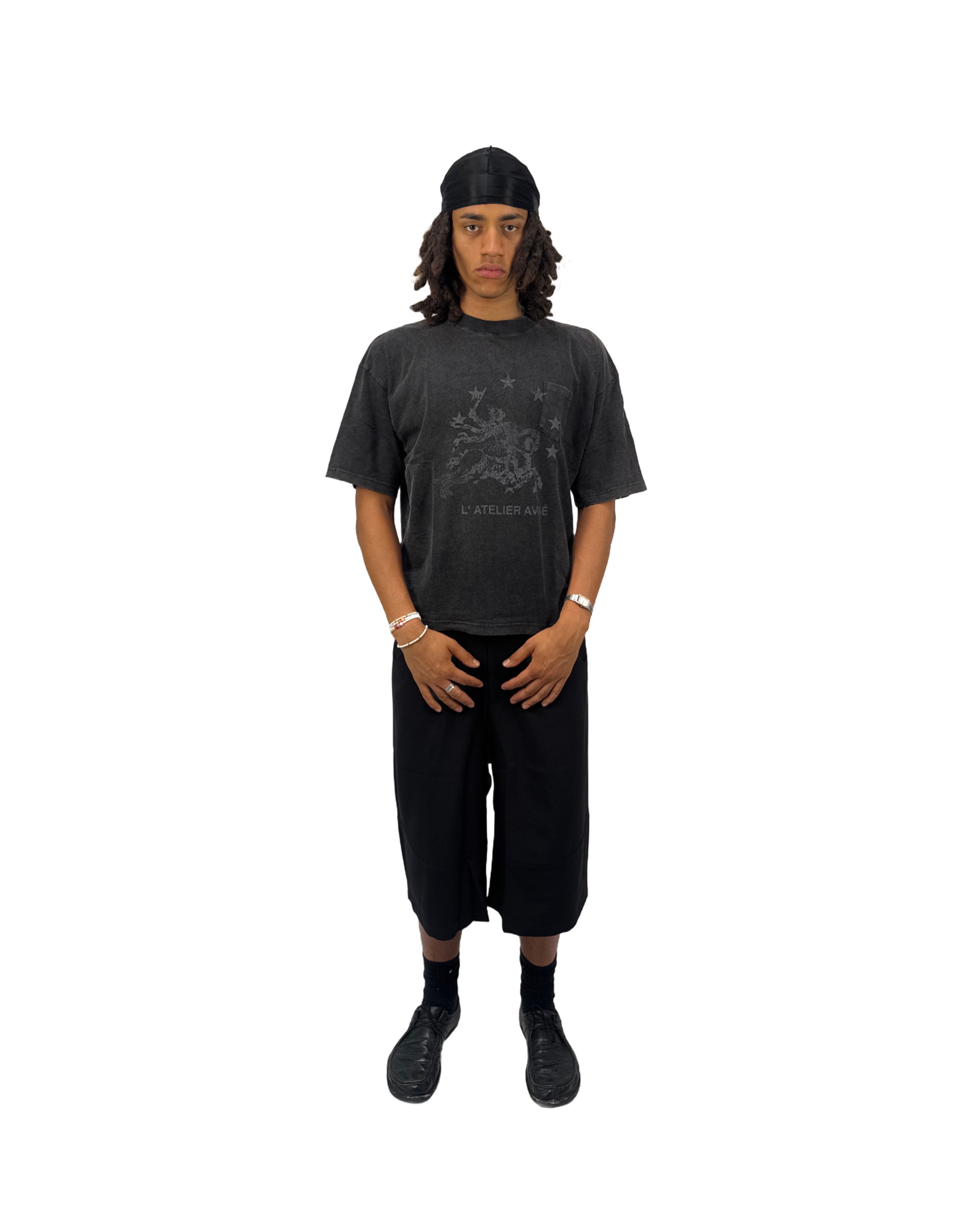 L’Atelier Slub Tee (Washed Black)