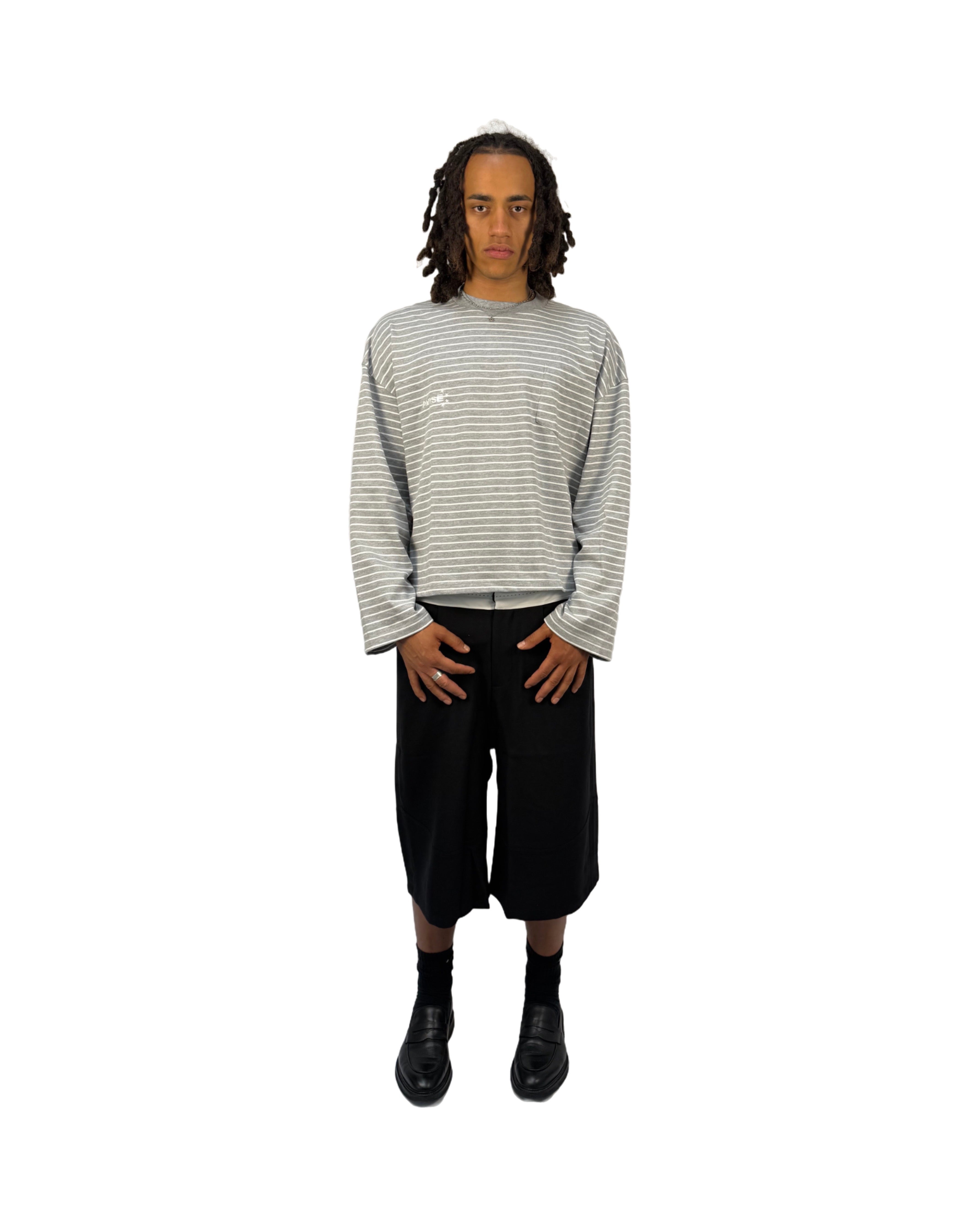 Striped Longsleeve (Grey)