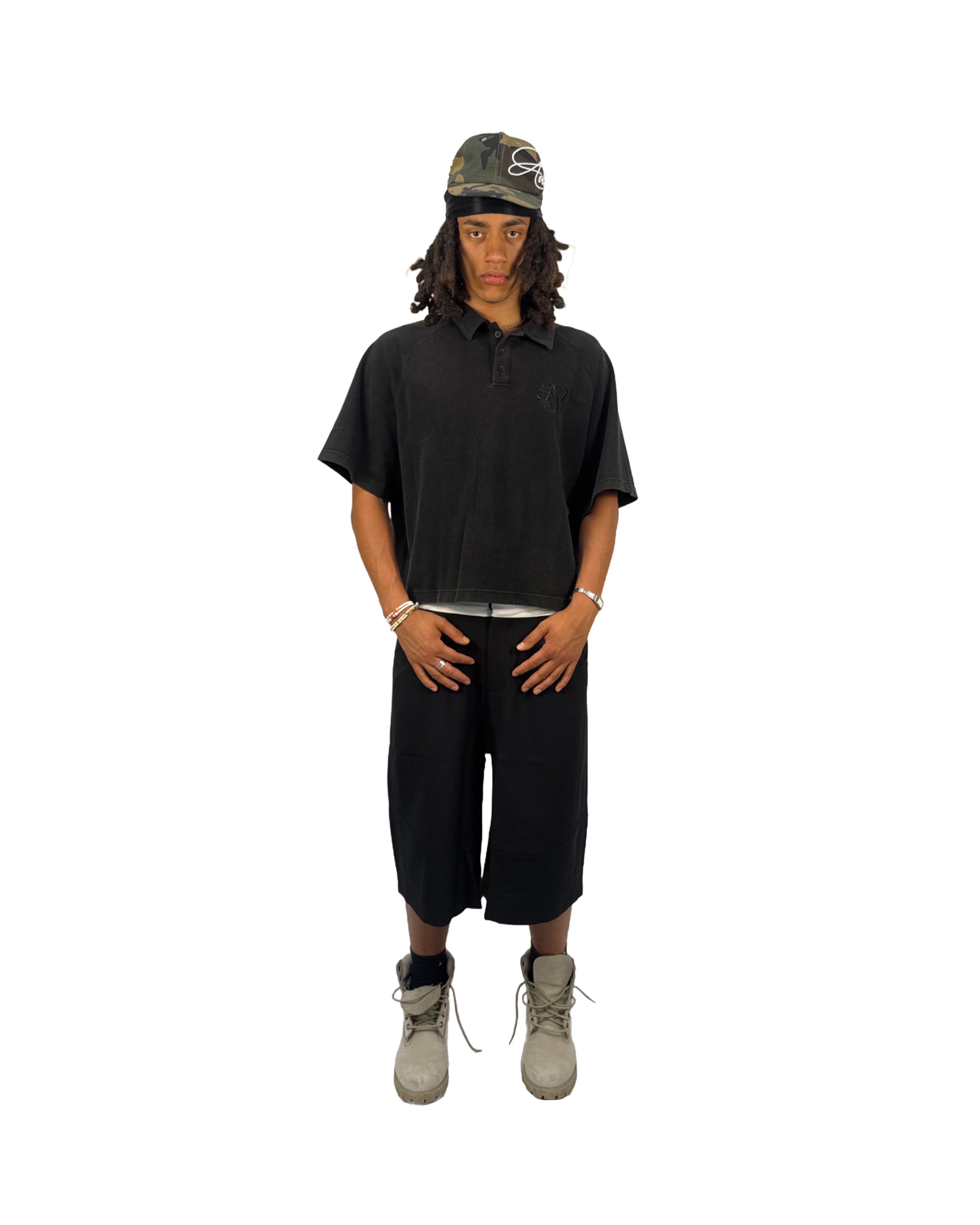 AV Polo (Washed Black)