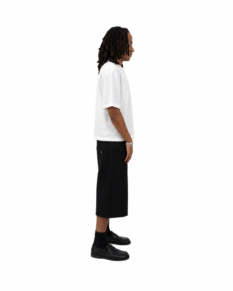Washed Slub Tee (White)