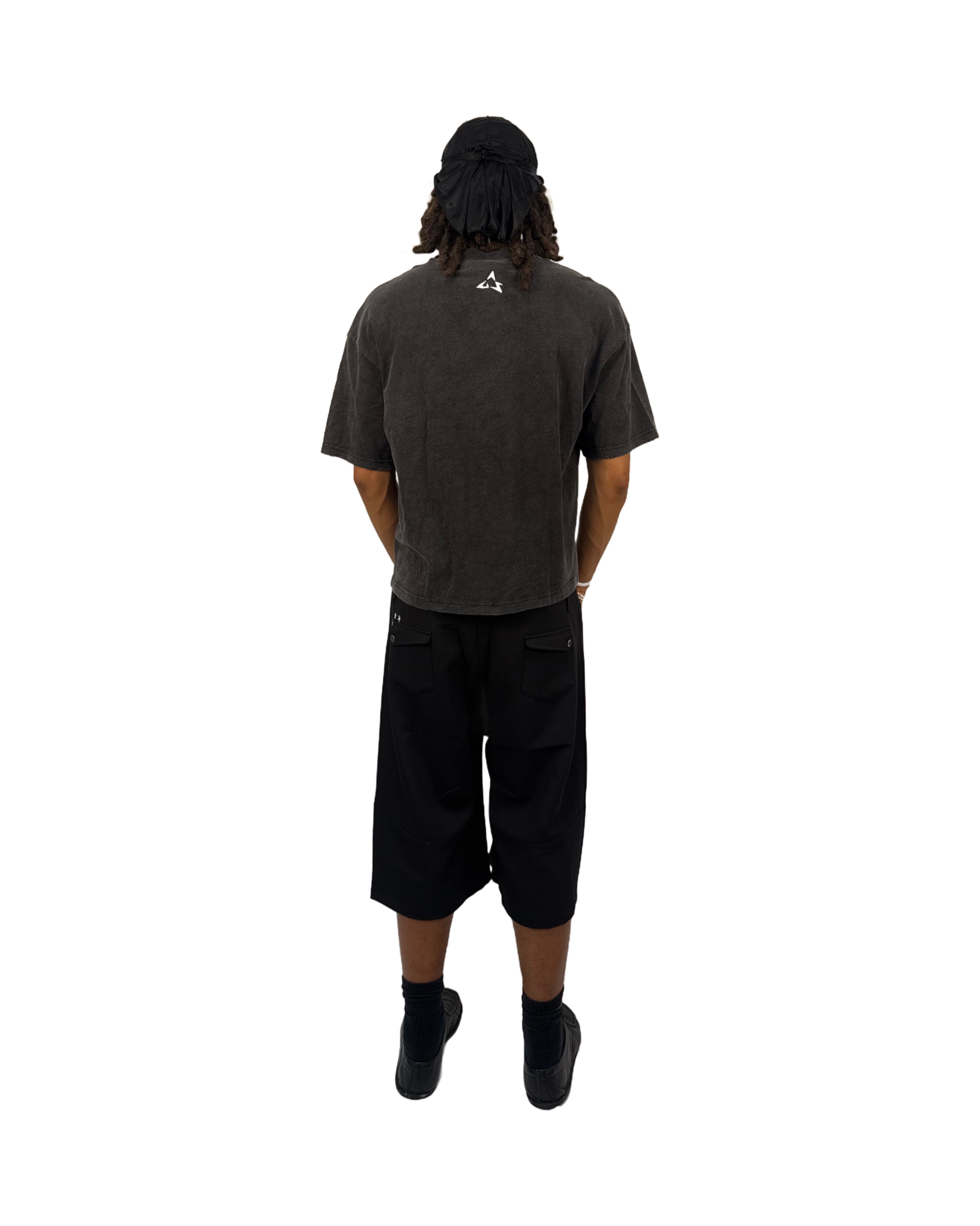 Washed Slub Tee (Washed Black)