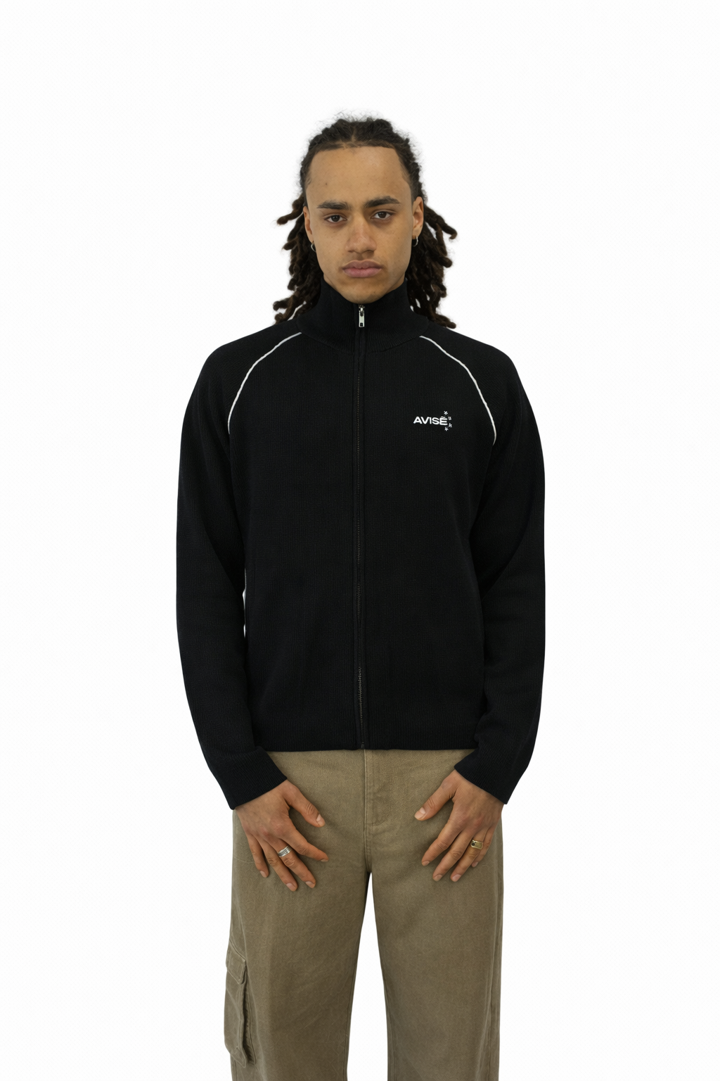 Euro Knit Jacket (Black)