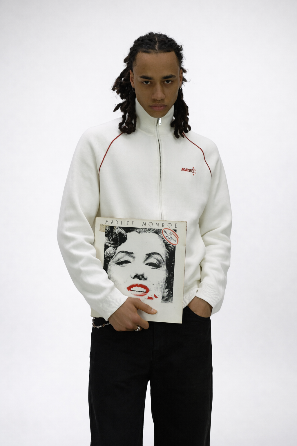 Euro Knit Jacket (White)