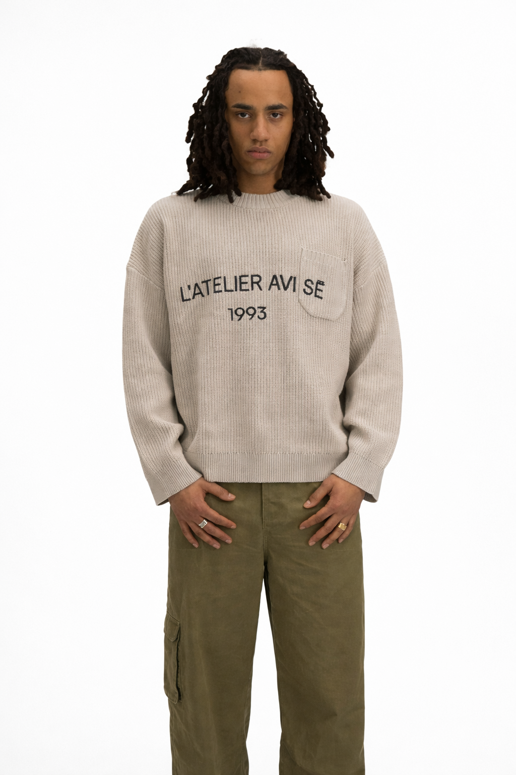 L'Atelier Knit Sweater (Bone)
