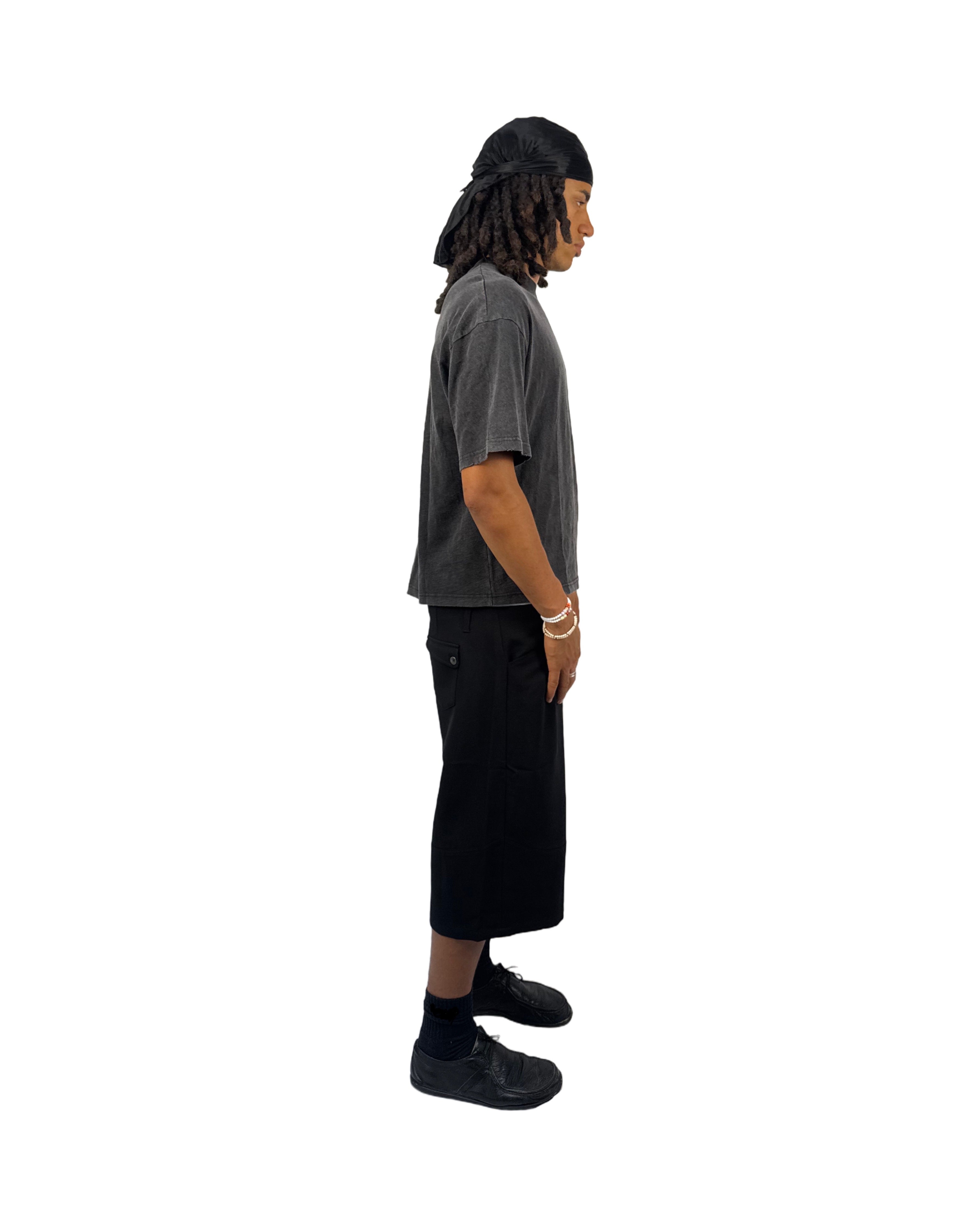 Washed Slub Tee (Washed Black)