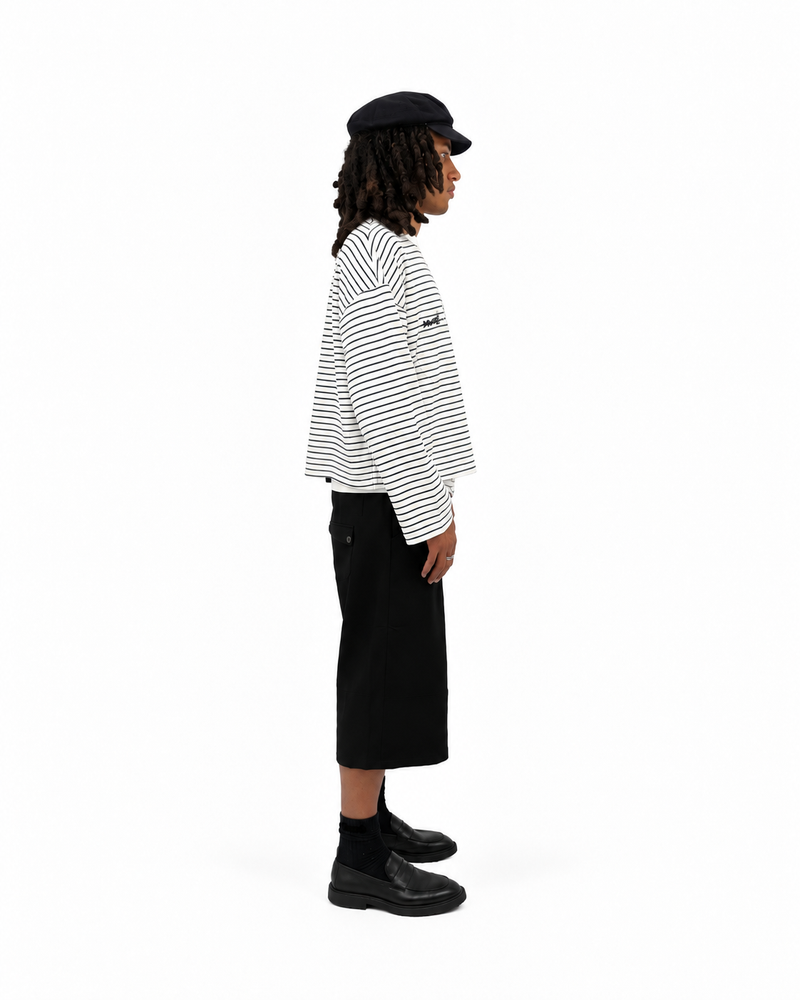 Striped Longsleeve (Navy)