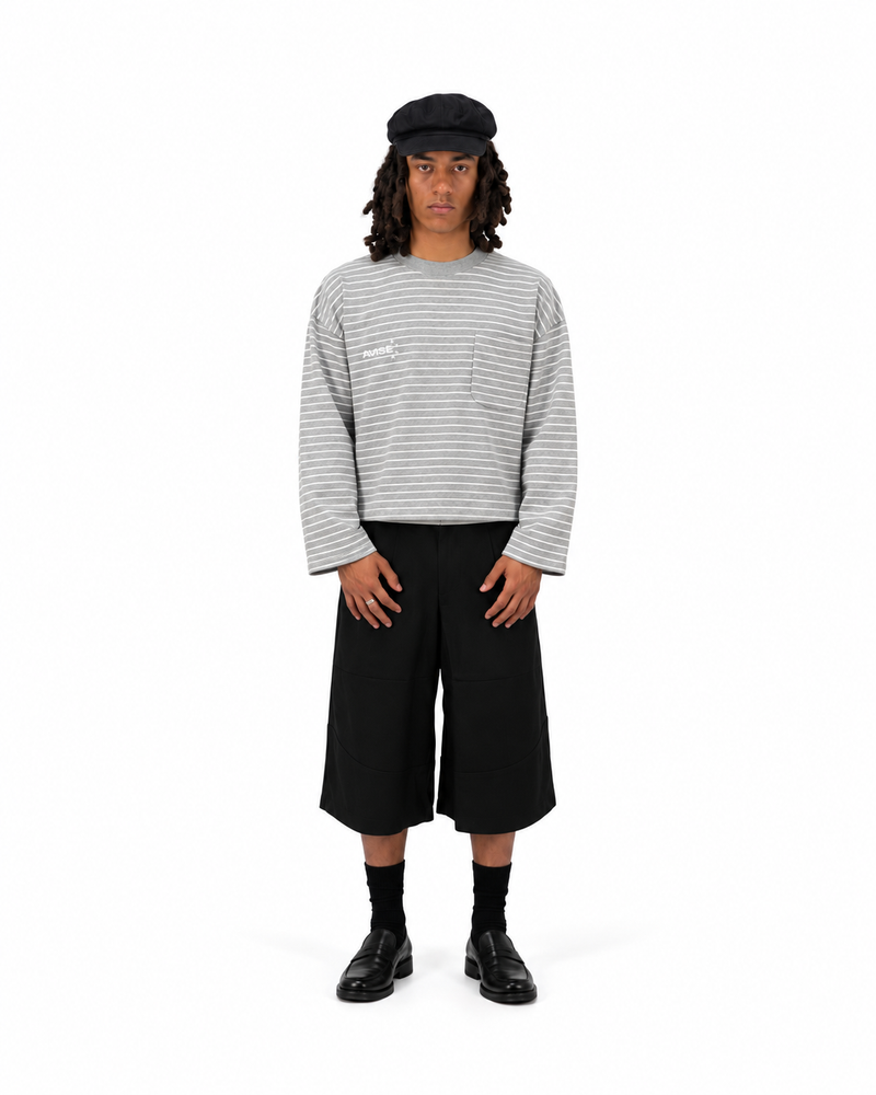 Striped Longsleeve (Grey)
