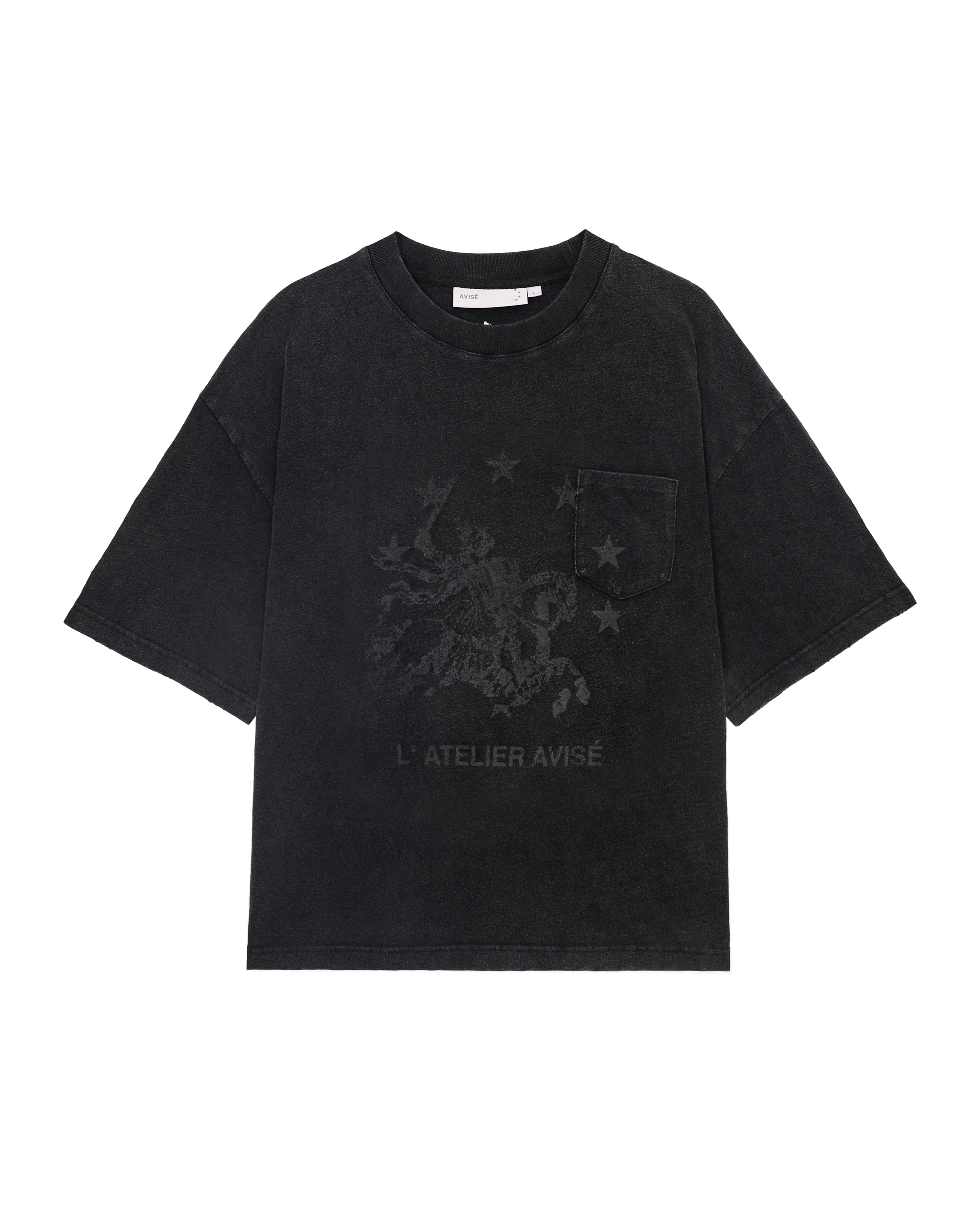 L’Atelier Slub Tee (Washed Black)