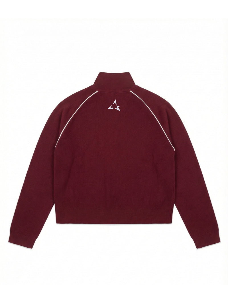 Euro Knit Jacket (Bordeaux)