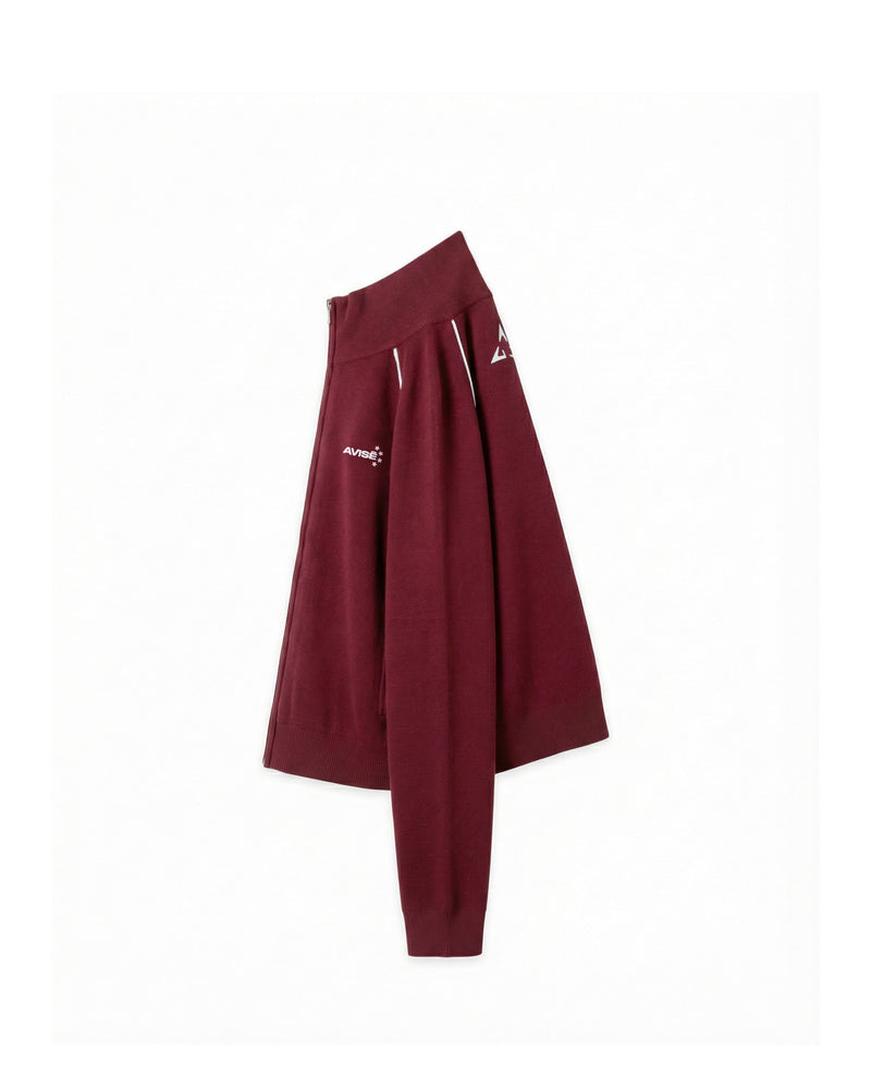 Euro Knit Jacket (Bordeaux)